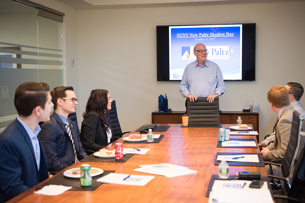 Ken Pasternak with students